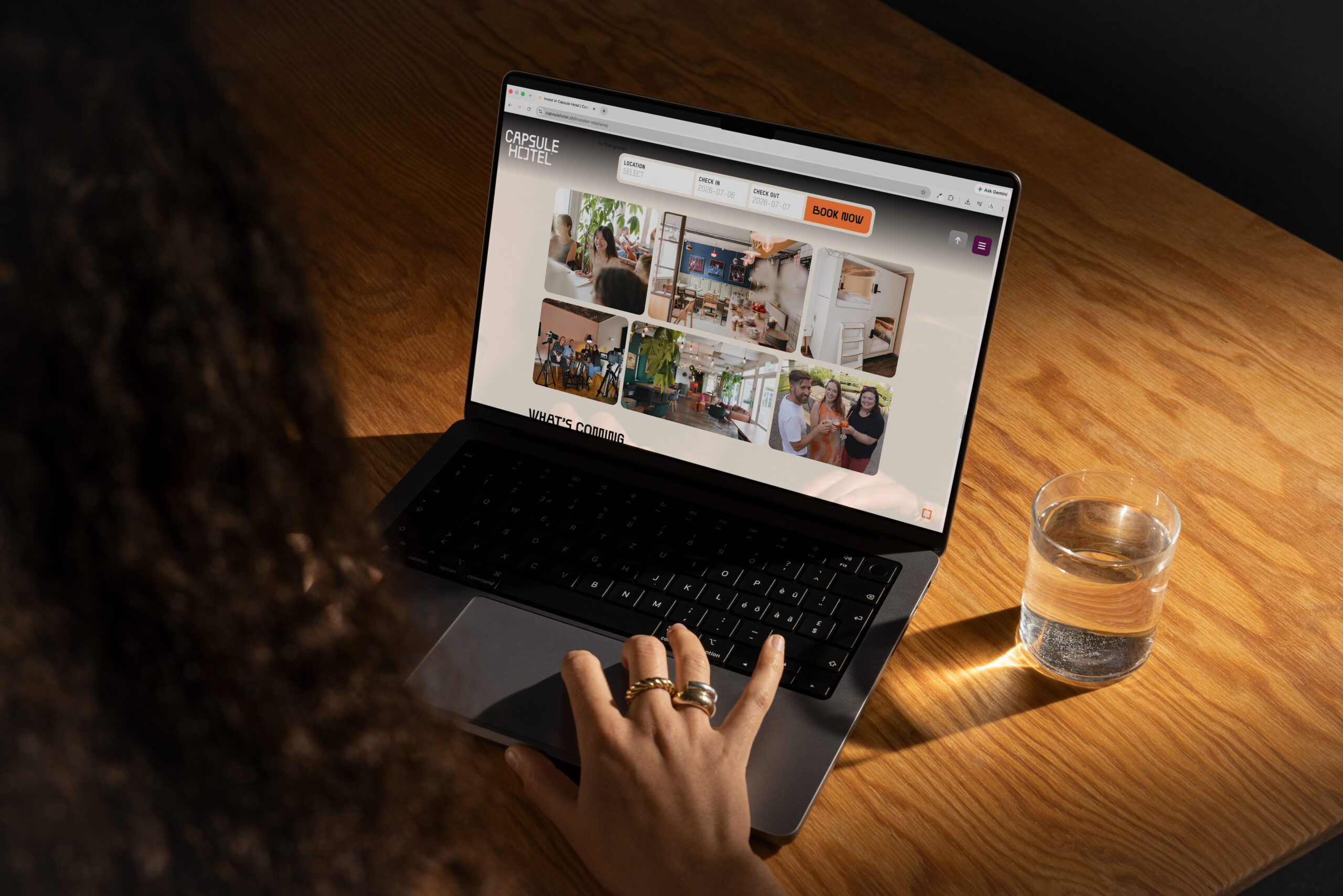 website mock up