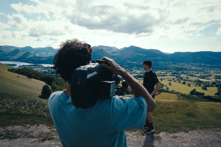 behind the scenes shot
