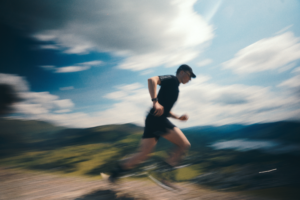 fast motion running image